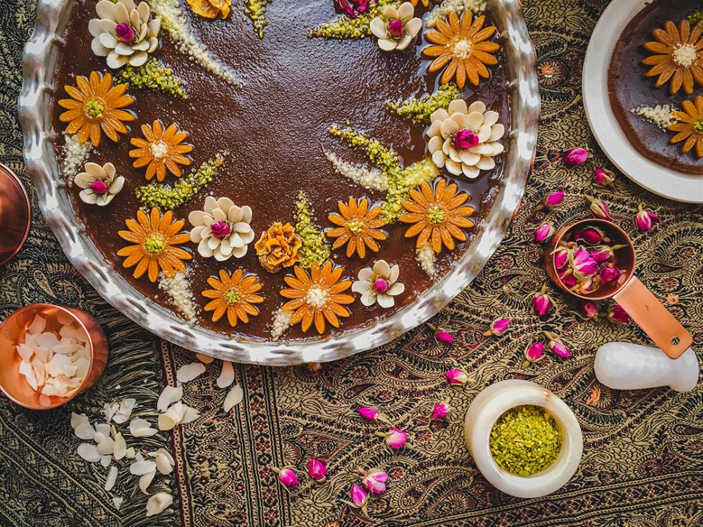 Persian Halva - Vegetarian dessert