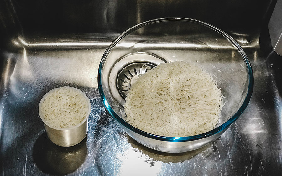 measuring persian rice