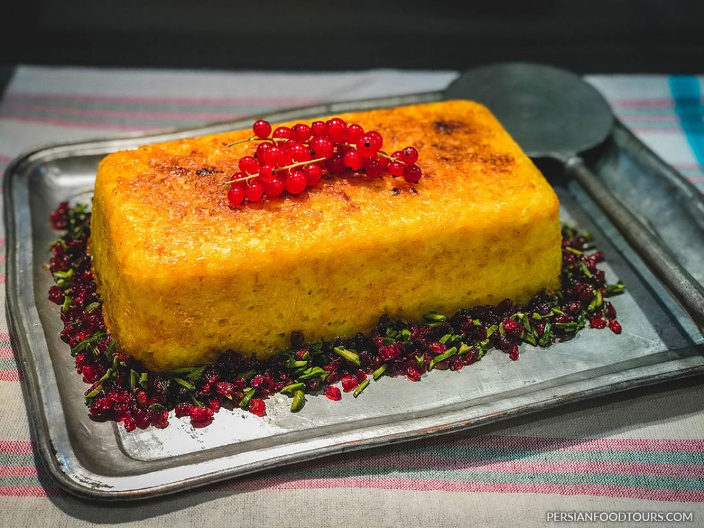 Tahchin-persian rice cake