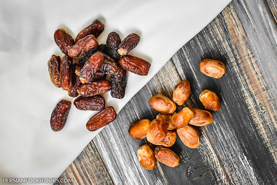 Different kinds of Iranian dates