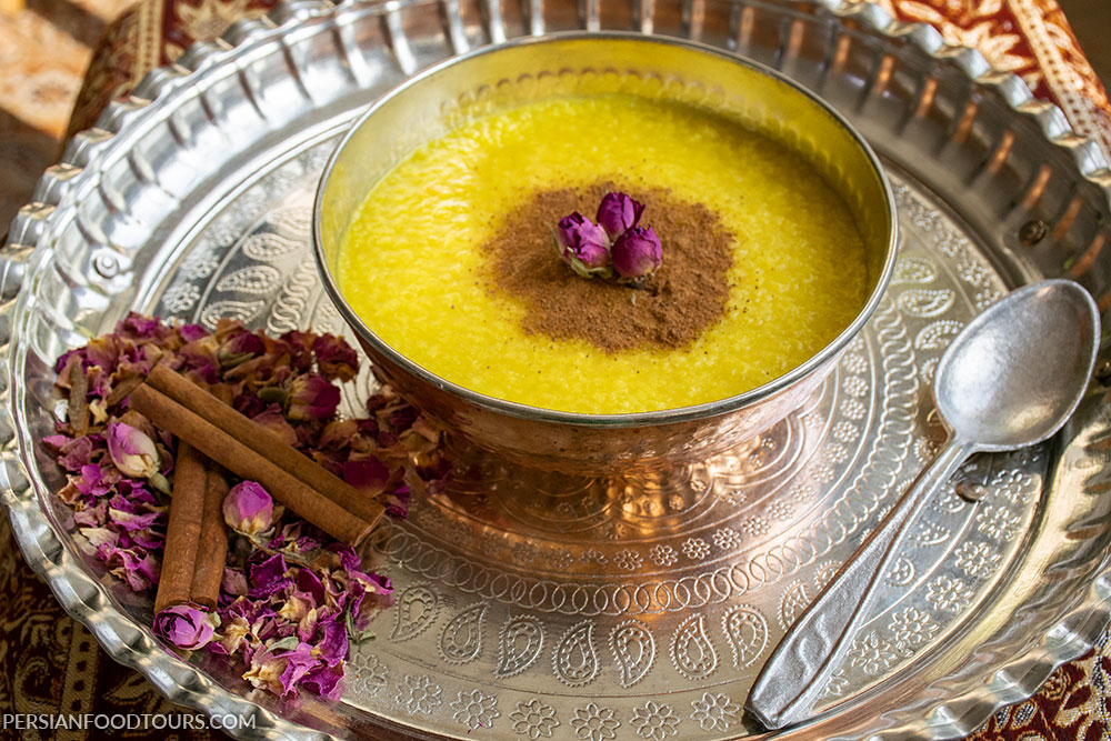 Shole Zard- Persian funeral foods