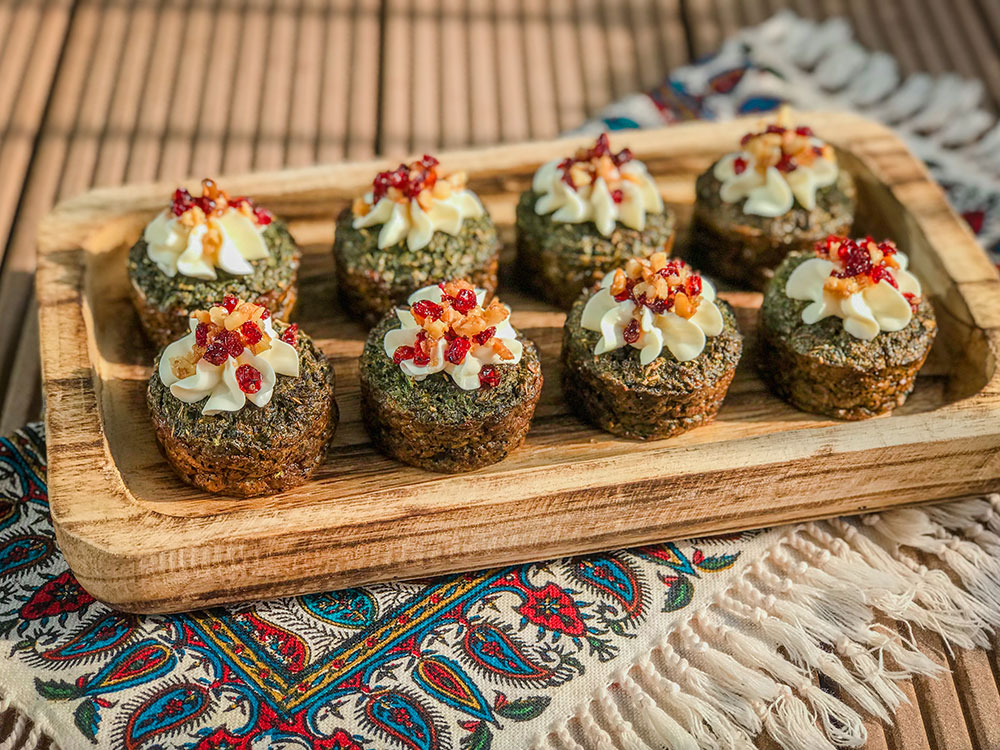 Kuku Sabzi - Persian Herb Frittata - Persian Food Tour